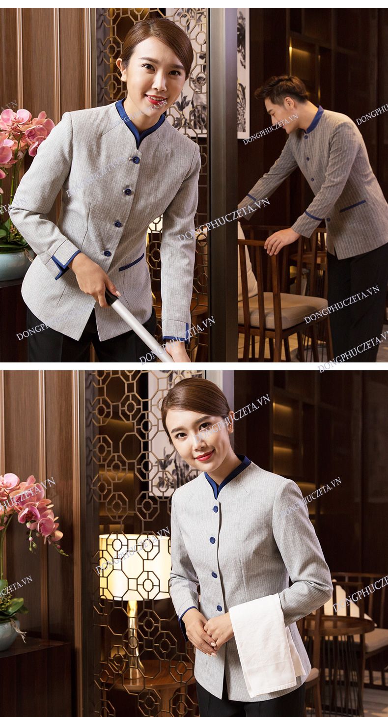 áo đồng phục buồng cao cấp