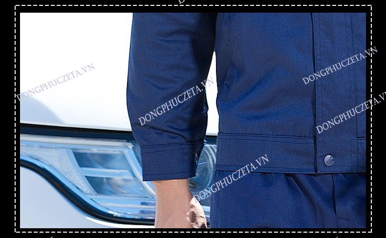 tay áo dài đồng phục bảo trì