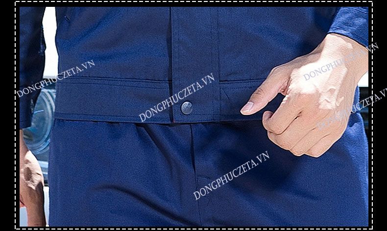 gấu áo đồng phục bảo hộ