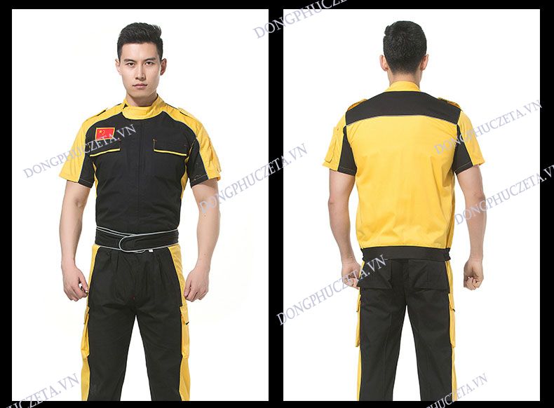 đồng phục cho nhân viên garage ô tô