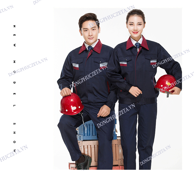 may đồng phục kỹ thuật điện nước tòa nhà đẹp
