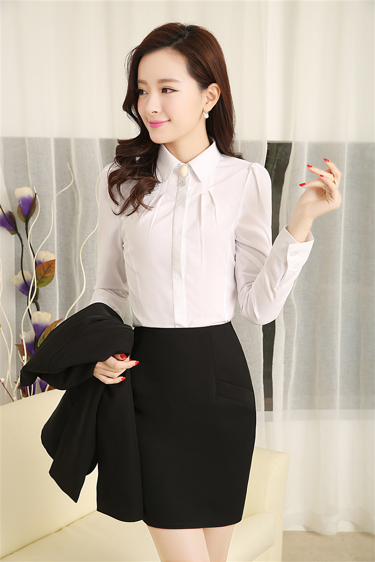 đồng phục sơ mi nữ cổ đức