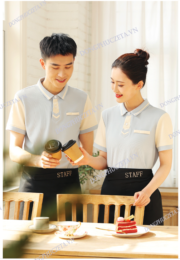 Mẫu áo phông đồng phục quán cafe