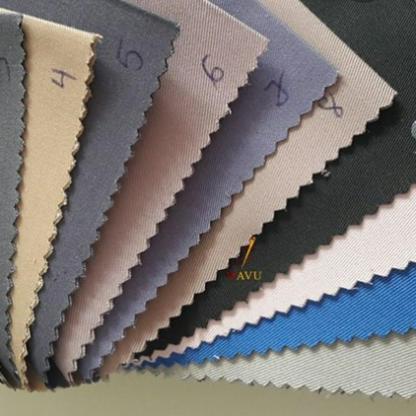 vải kaki chống cháy may bhlđ