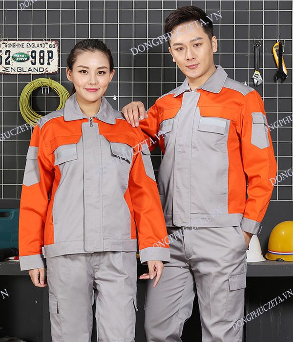 Quần áo đồng phục nhân viên kỹ thuật dài tay mà ghi phối cam