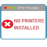 Lỗi No printers installed