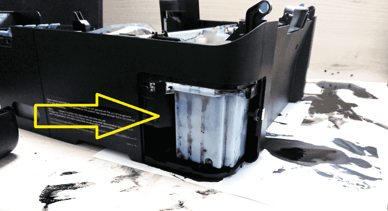 bình chứa mực thải