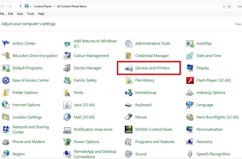máy in không được 2 mặt