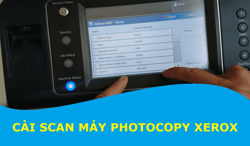 cài scan máy photocopy
