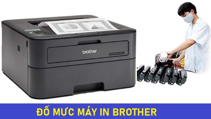 Đổ mực máy in brother DCP 1616