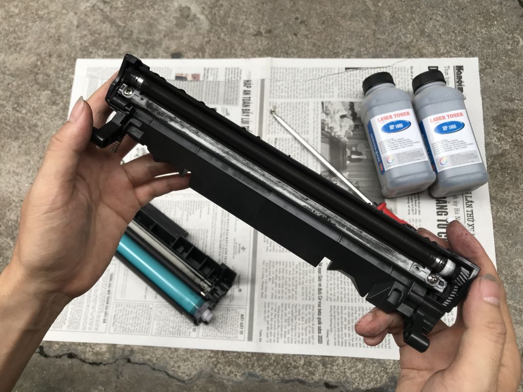 Đổ mực máy in HP