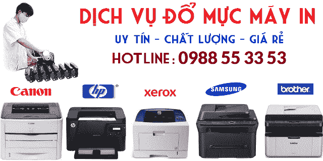 Đổ mực máy in ngày nghỉ