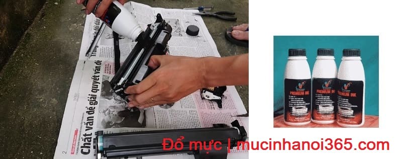 Đổ mực máy in tại Bách Khoa