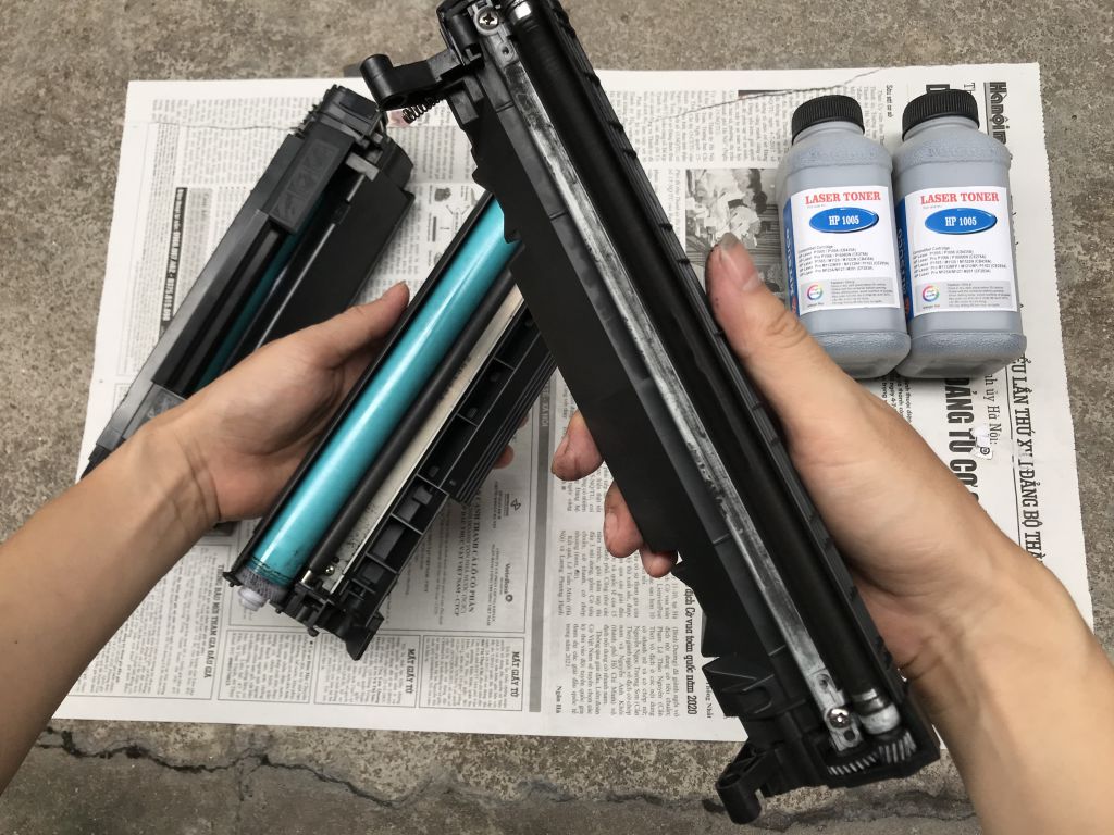 Đổ mực máy in tại Cầu Giấy