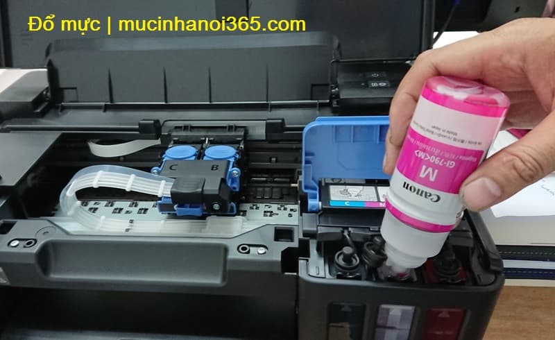 Đổ mực máy in tại Lĩnh Nam