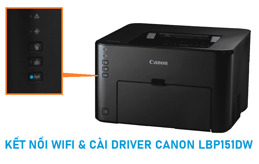 kết nối wifi máy in canon lbp 151dw