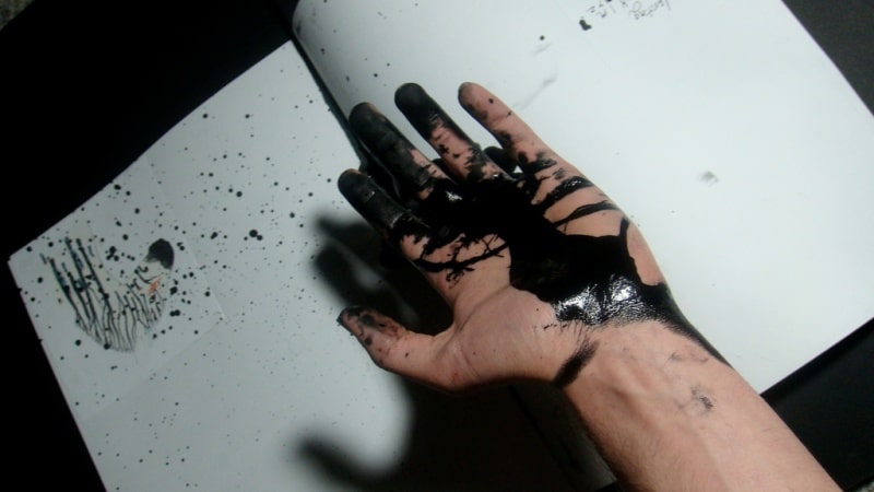 máy in bị rơi mực máy in bị chảy mực