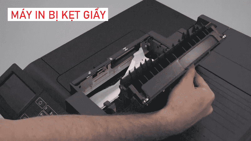 máy in bị kẹt giấy