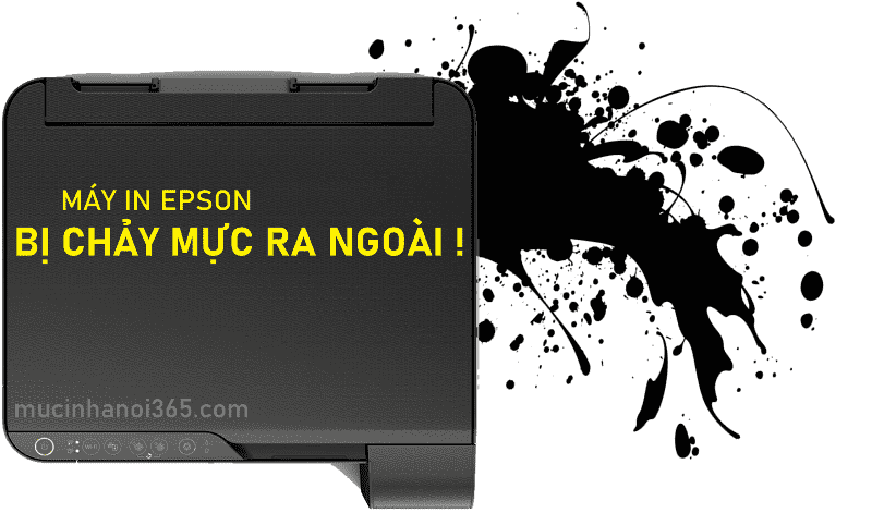 máy in epson bị chảy mực