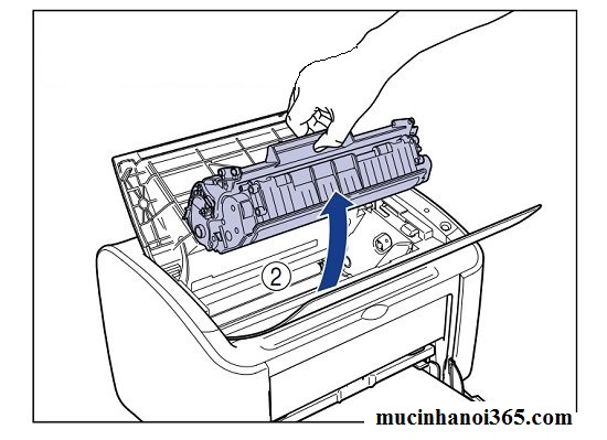 máy in kẹt giấy trong máy
