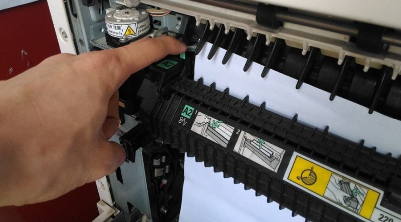 máy in kẹt giấy