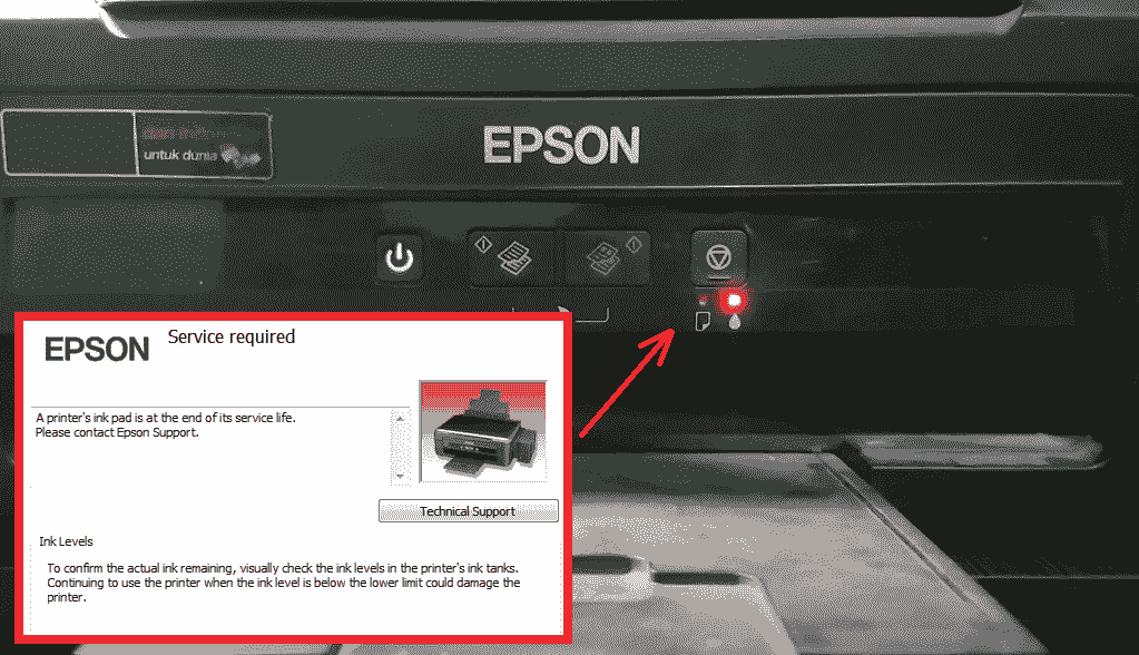 reset epson L1210