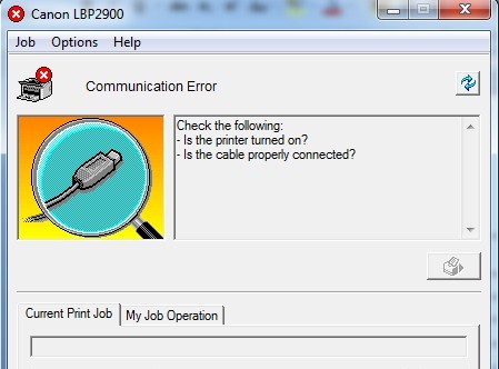 Hướng dẫn sửa lỗi máy in báo communication error