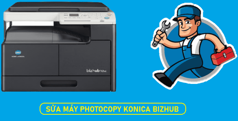 sửa máy photocopy Bizhub 164