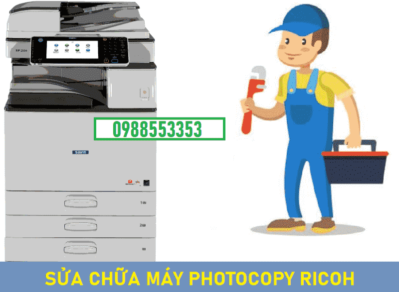 Sửa máy photocopy Ricoh MP 2554