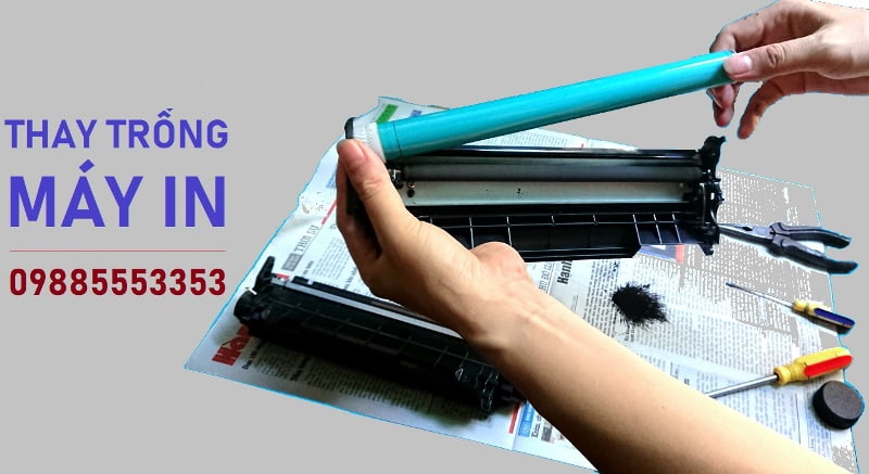 Thay trống máy in HP 1130
