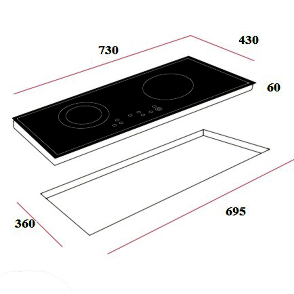 hướng dẫn lắp đặt bếp điện từ ir 721