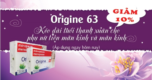 Khuyến mại Origine 63
