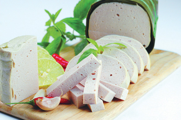 Hàn the trong giò chả để giòn hơn