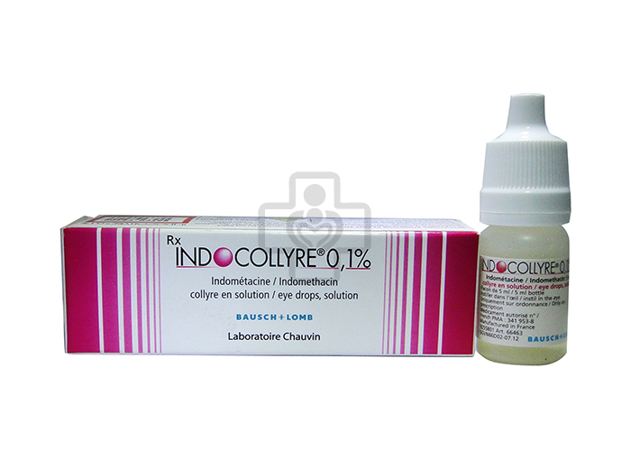 Indocollyre 0,1 Eye Drops 5ml