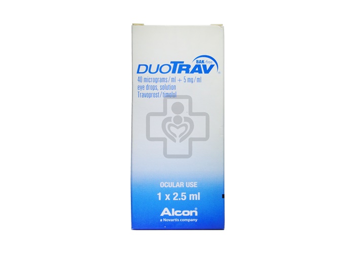 DuoTrav Eye Drops 2,5ml Bak Free