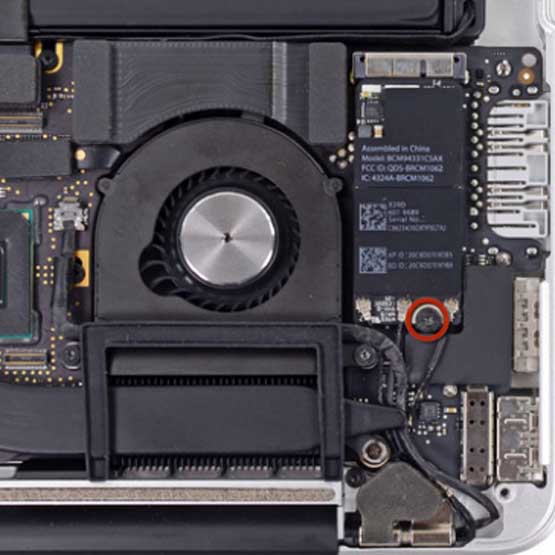 AirPort & Bluetooth  Mac Pro Retina LATE 2012 - EARLY 2013