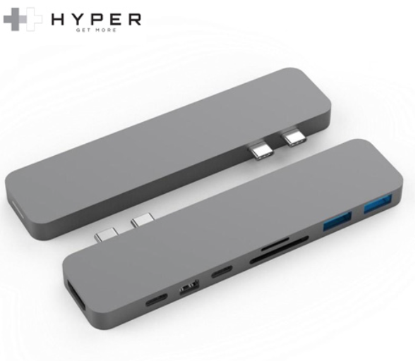 HYPERDRIVE PRO 8-IN-2 HUB FOR USB-C MACBOOK PRO 2016/2017
