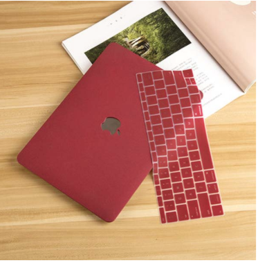 COMBO CASE + PHỦ MACBOOK MÀU ĐỎ ĐÔ