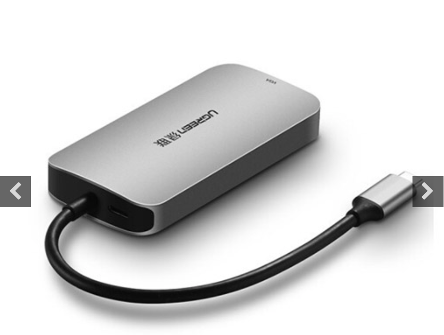 CÁP USB-C TO VGA + USB 3.0 (50210) UGREEN