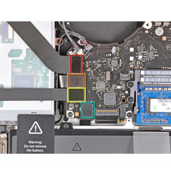 Bàn phím MacBook Pro 13 Unnibody (Late 2011 - Mid 2012)