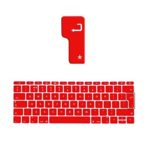 Phủ Phím Cho MacBook Bản Châu Âu ( Đỏ)