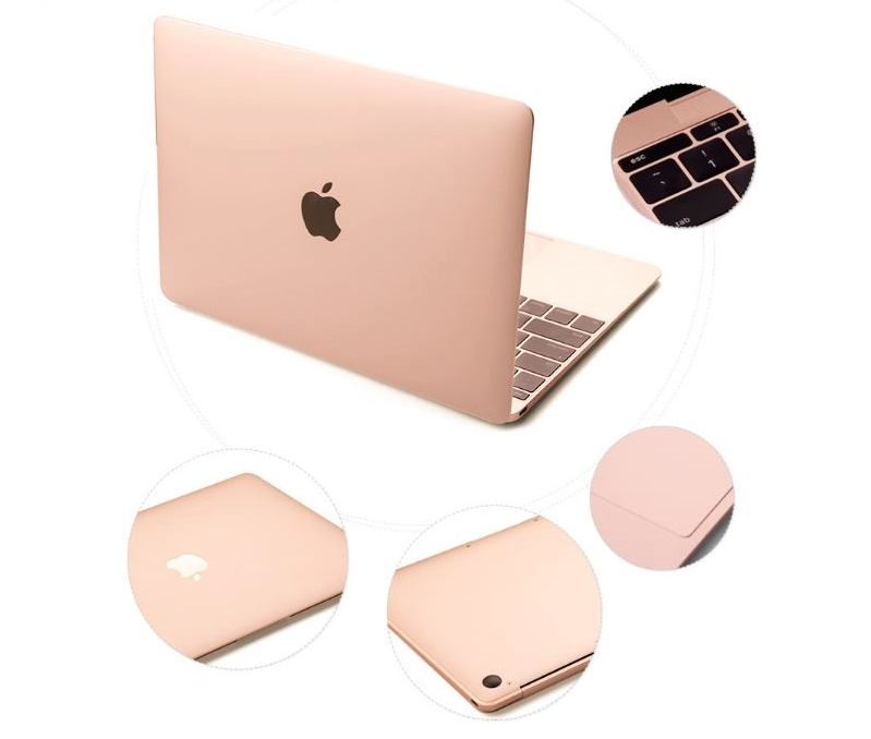 Bộ dán JRC 3-1 màu RoseGold cho Macbook