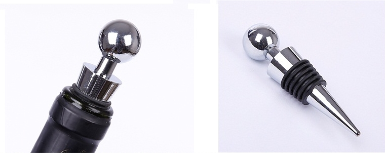 2 nút chặn chai rượu để đậy rượu sau khi uống