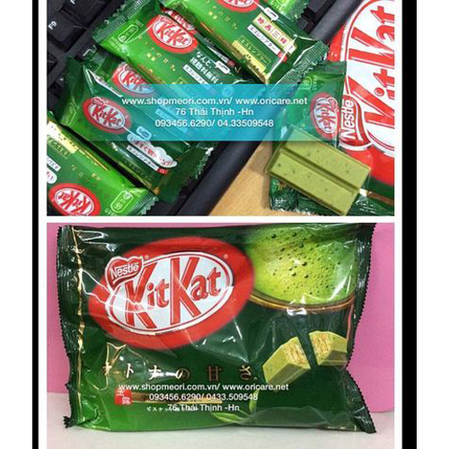 BÁNH KITKAT TRÀ XANH NESTLE