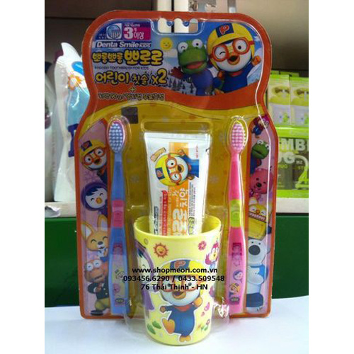 BỘ CHĂM SÓC RĂNG MIỆNG PORORO - HÀN QUỐC