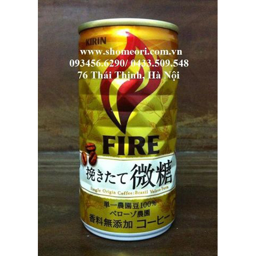 CAFE SỮA FIRE LON 185G - NHẬT