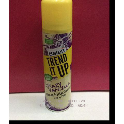 DẦU GỘI ĐẦU KHÔ BALEA TREND IT UP CRAZY VANILLA - ĐỨC