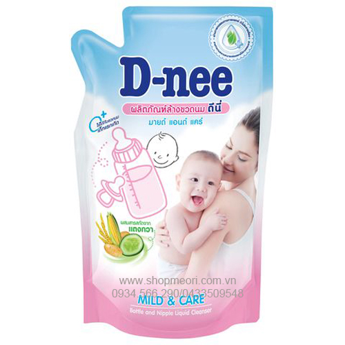 DUNG DỊCH RỬA BÌNH SỮA D-NEE DẠNG TÚI 700ML