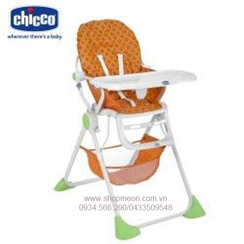 GHẾ ĂN POCKET LUNCH MÀU CAM CHICCO - Ý