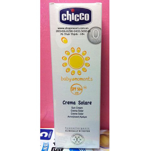 Kem chống nắng Chicco 0M+ SPF 50+ - Ý